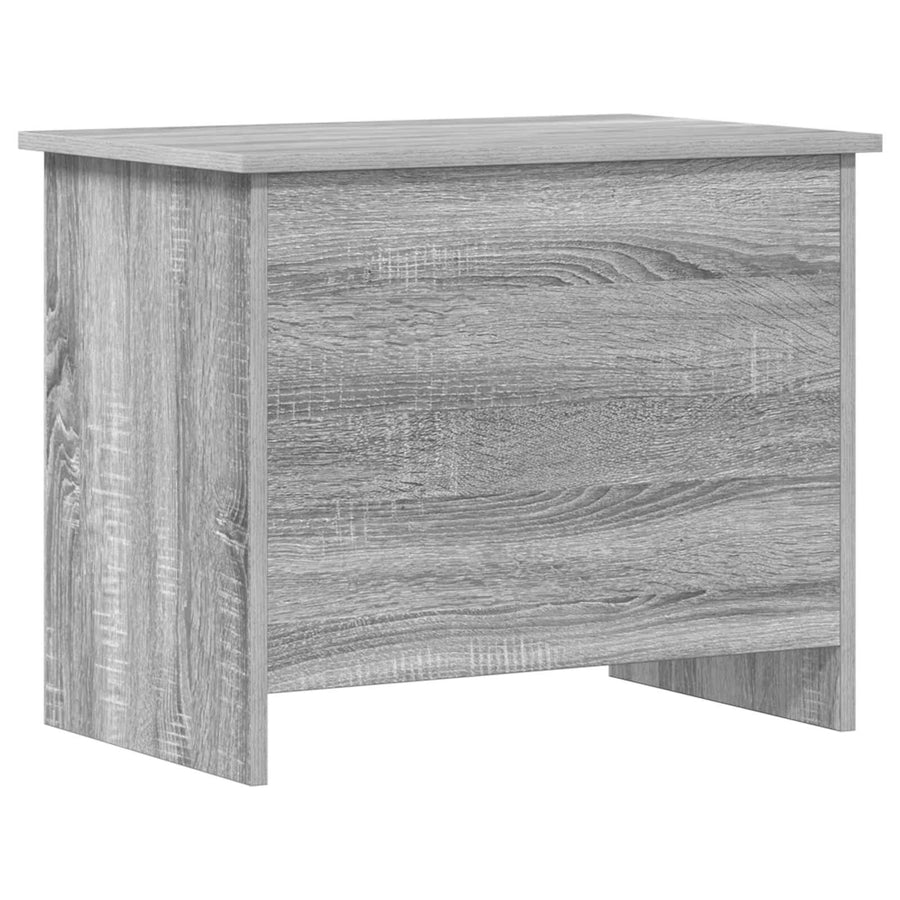 Opbergkist met opslag Grijs Sonoma 60 x 40 x 50 cm Bewerkt hout