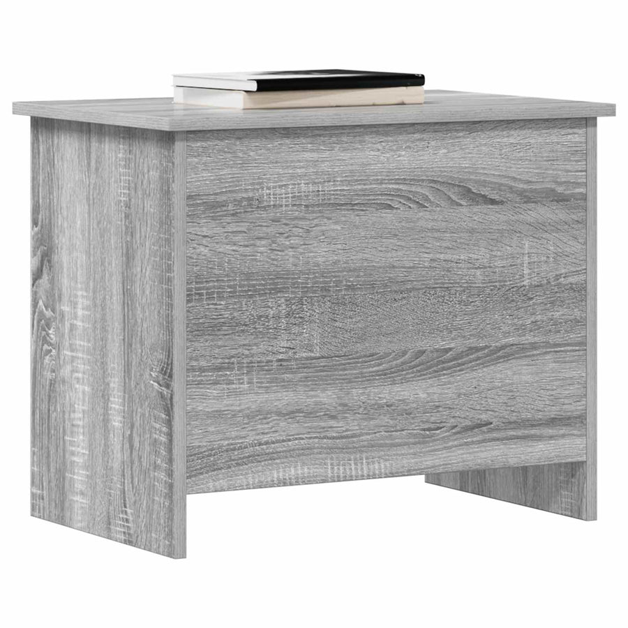 Opbergkist met opslag Grijs Sonoma 60 x 40 x 50 cm Bewerkt hout