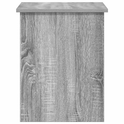Opbergkist met opslag Grijs Sonoma 60 x 40 x 50 cm Bewerkt hout