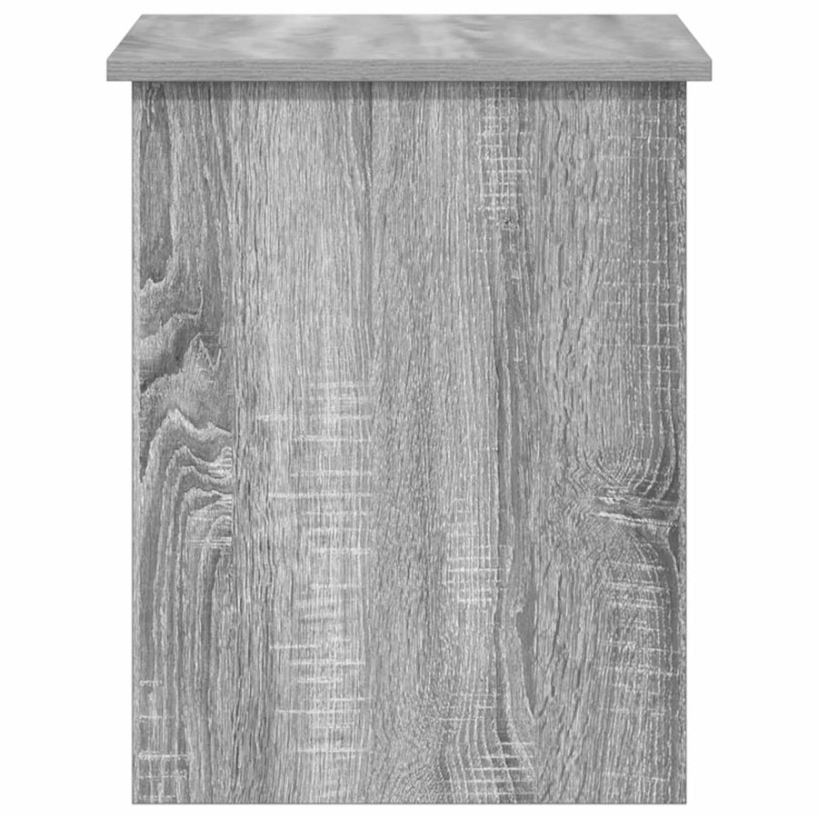 Opbergkist met opslag Grijs Sonoma 60 x 40 x 50 cm Bewerkt hout