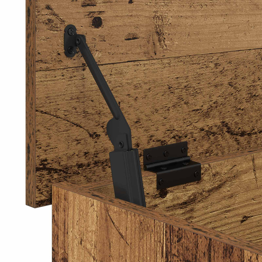 Opbergkist met opslag Oud hout 60 x 40 x 50 cm Bewerkt hout