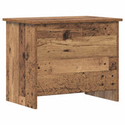 Opbergkist bewerkt hout 60x40x50 cm oud hout