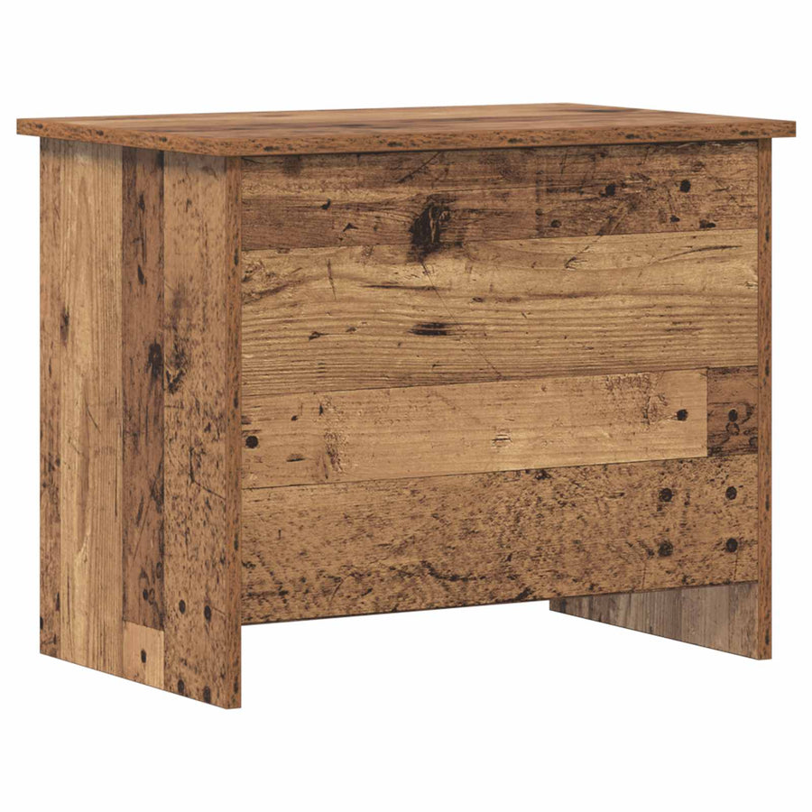 Opbergkist met opslag Oud hout 60 x 40 x 50 cm Bewerkt hout
