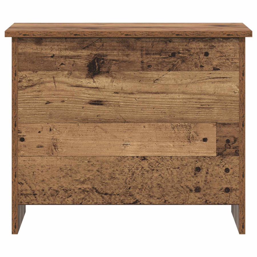 Opbergkist met opslag Oud hout 60 x 40 x 50 cm Bewerkt hout