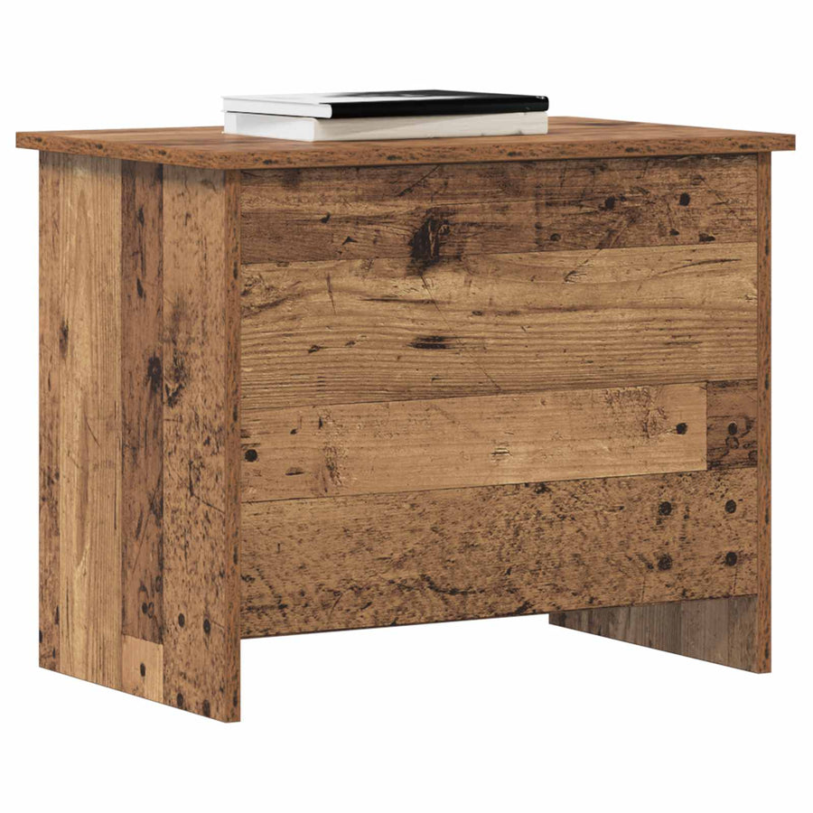 Opbergkist met opslag Oud hout 60 x 40 x 50 cm Bewerkt hout