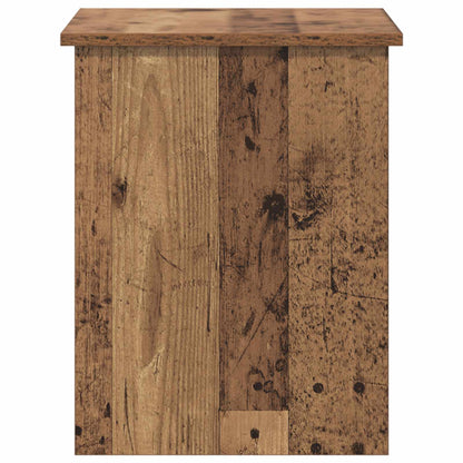 Opbergkist met opslag Oud hout 60 x 40 x 50 cm Bewerkt hout