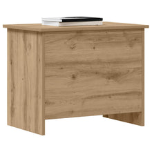 Opbergkist Artisanaal eiken 60 x 40 x 50 cm Bewerkt hout