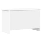 Opbergkist 80x40x50 cm wit bewerkt hout