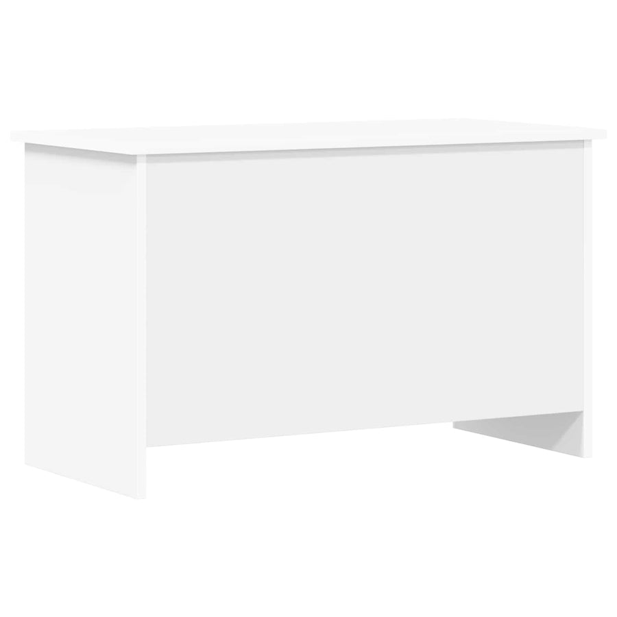 Opbergkist met opslag Wit 80 x 40 x 50 cm Bewerkt hout