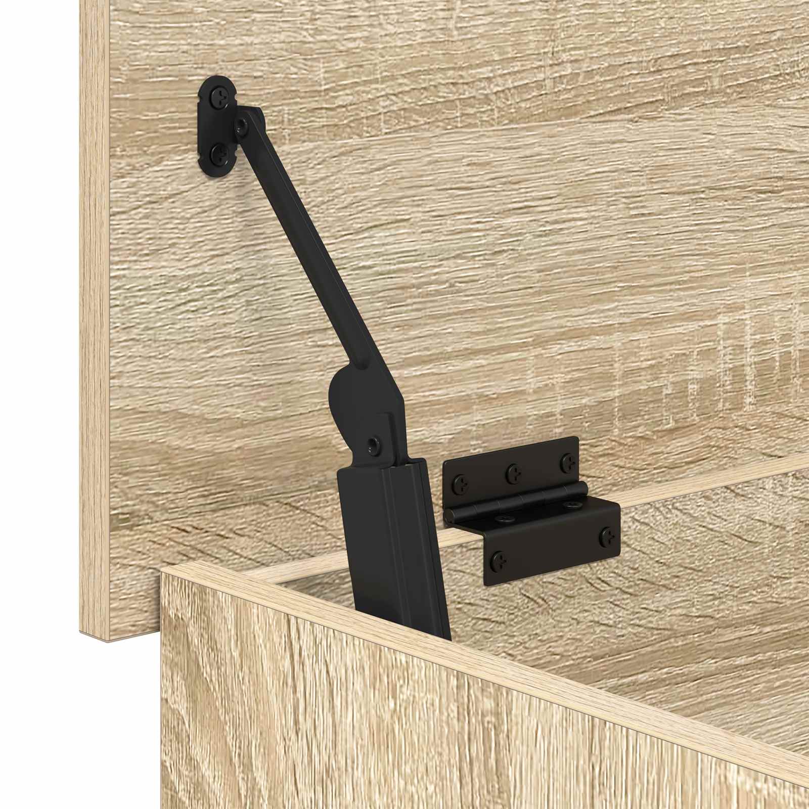 Opbergkist met opslag Sonoma Eiken 80 x 40 x 50 cm Bewerkt hout
