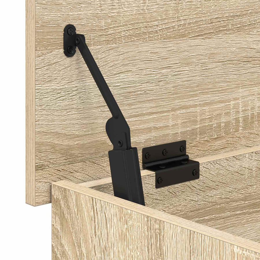 Opbergkist met opslag Sonoma Eiken 80 x 40 x 50 cm Bewerkt hout