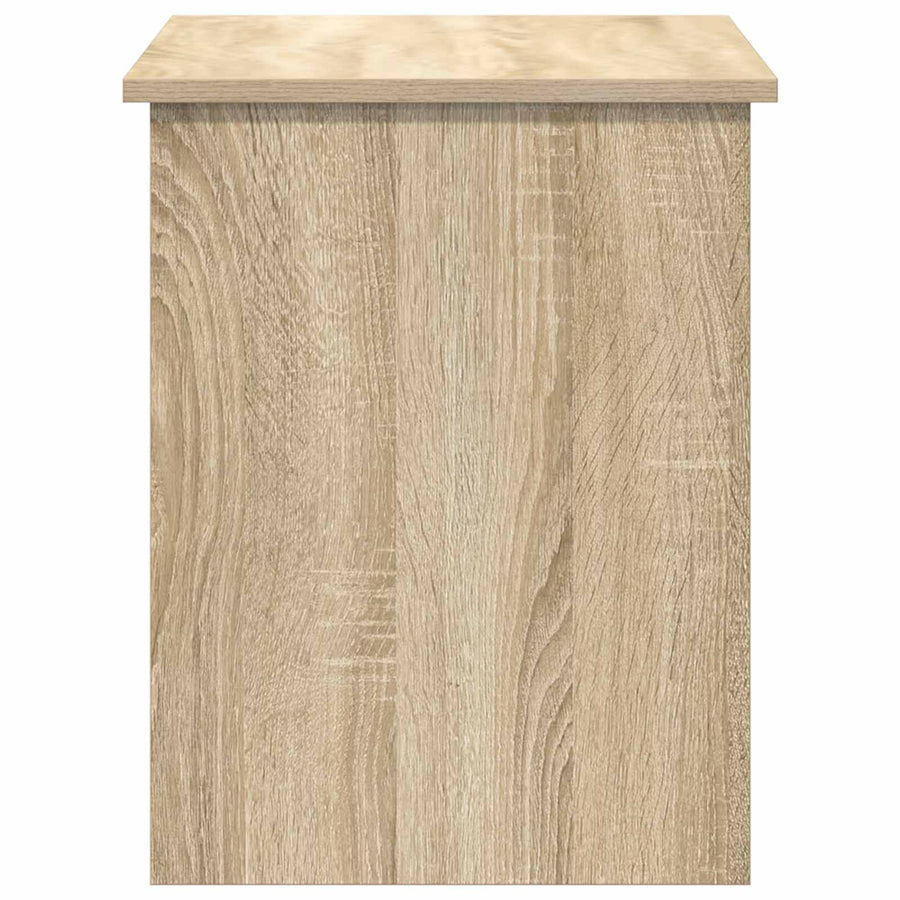 Opbergkist met opslag Sonoma Eiken 80 x 40 x 50 cm Bewerkt hout