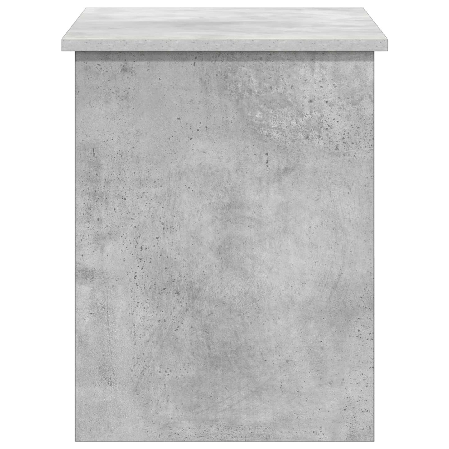 Opbergkist met opslag Betongrijs 80 x 40 x 50 cm Bewerkt hout