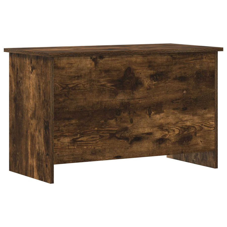 Opbergkist Gerookt eiken 80 x 40 x 50 cm Bewerkt hout