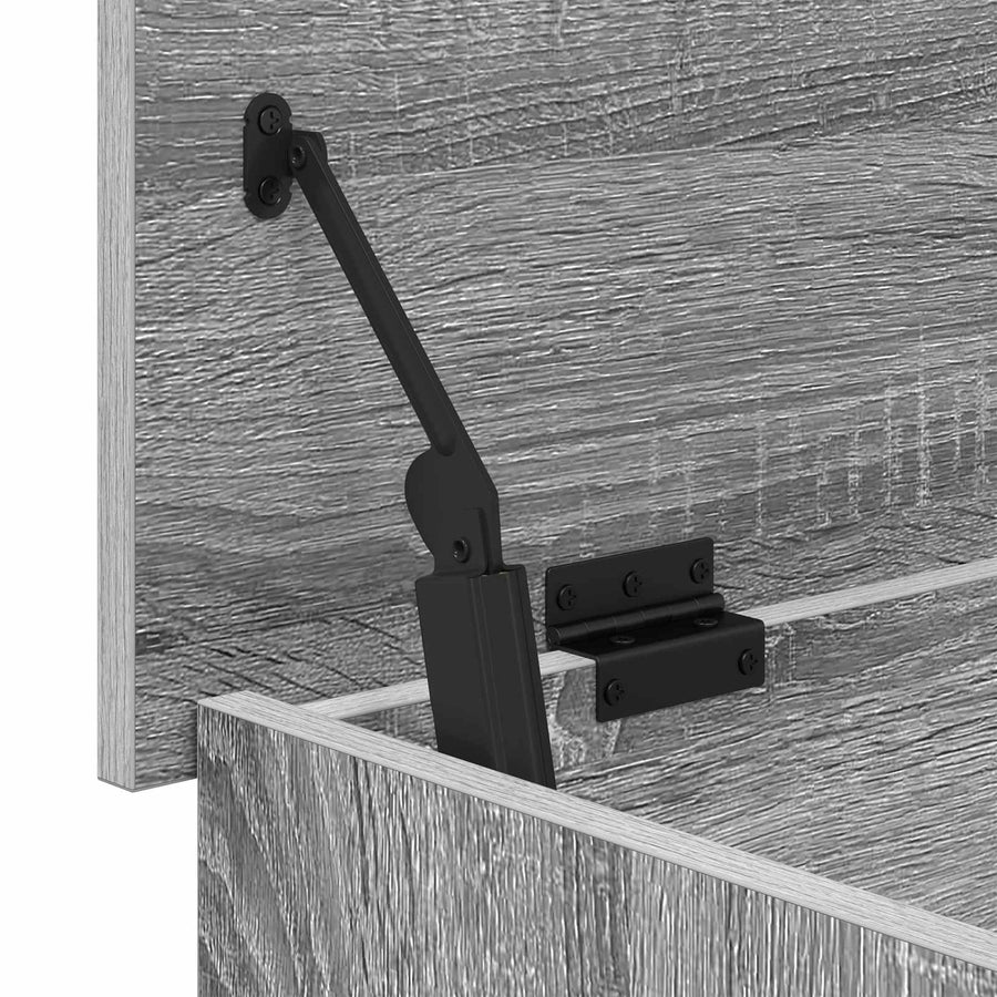 Opbergkist met opslag Grijs Sonoma 80 x 40 x 50 cm Bewerkt hout