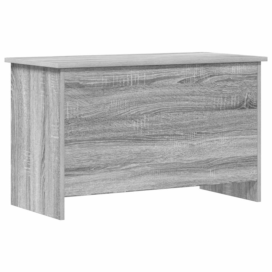 Opbergkist met opslag Grijs Sonoma 80 x 40 x 50 cm Bewerkt hout