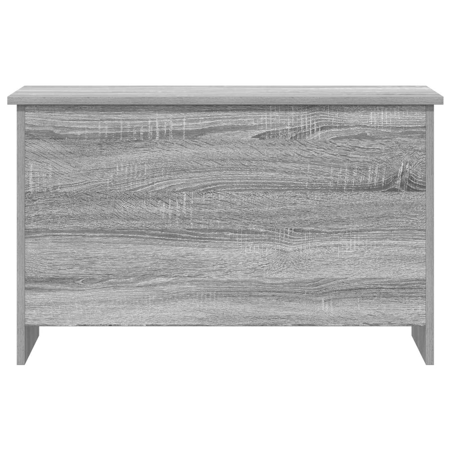 Opbergkist met opslag Grijs Sonoma 80 x 40 x 50 cm Bewerkt hout