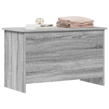 Opbergkist met opslag Grijs Sonoma 80 x 40 x 50 cm Bewerkt hout