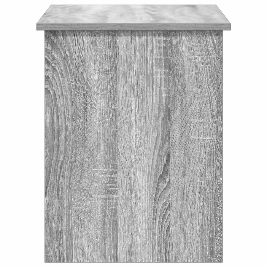 Opbergkist met opslag Grijs Sonoma 80 x 40 x 50 cm Bewerkt hout