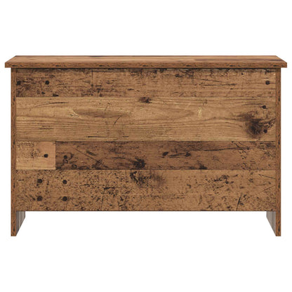 Opbergkist met opslag Oud hout 80 x 40 x 50 cm Bewerkt hout