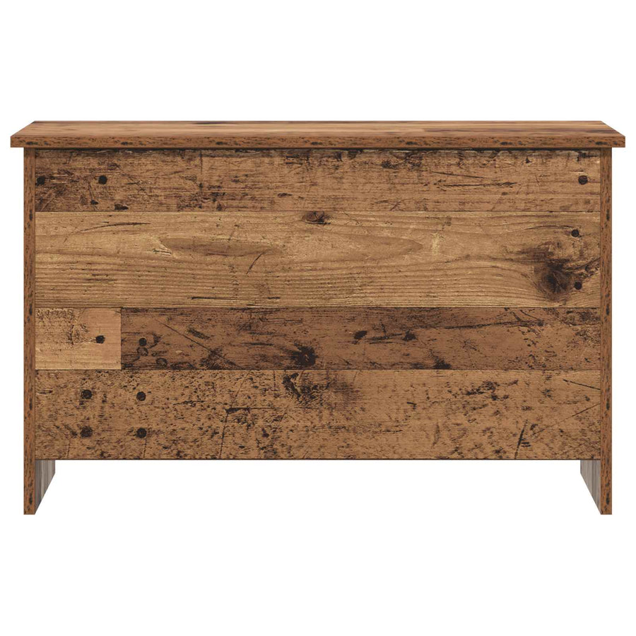 Opbergkist met opslag Oud hout 80 x 40 x 50 cm Bewerkt hout
