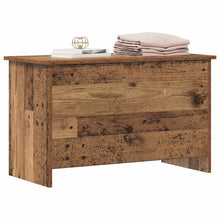 Opbergkist met opslag Oud hout 80 x 40 x 50 cm Bewerkt hout