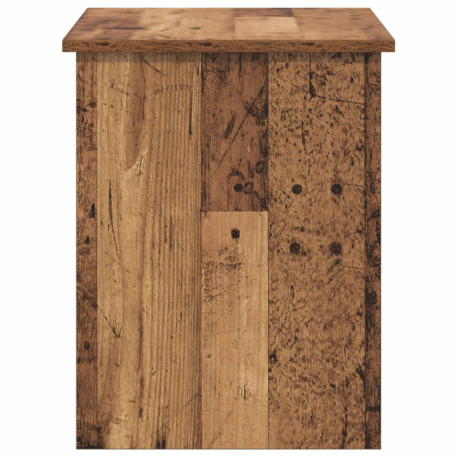 Opbergkist met opslag Oud hout 80 x 40 x 50 cm Bewerkt hout