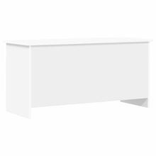 Opbergkist met opslag Wit 100 x 40 x 50 cm Bewerkt hout