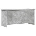 Opbergkist 100x40x50 cm bewerkt hout betongrijs