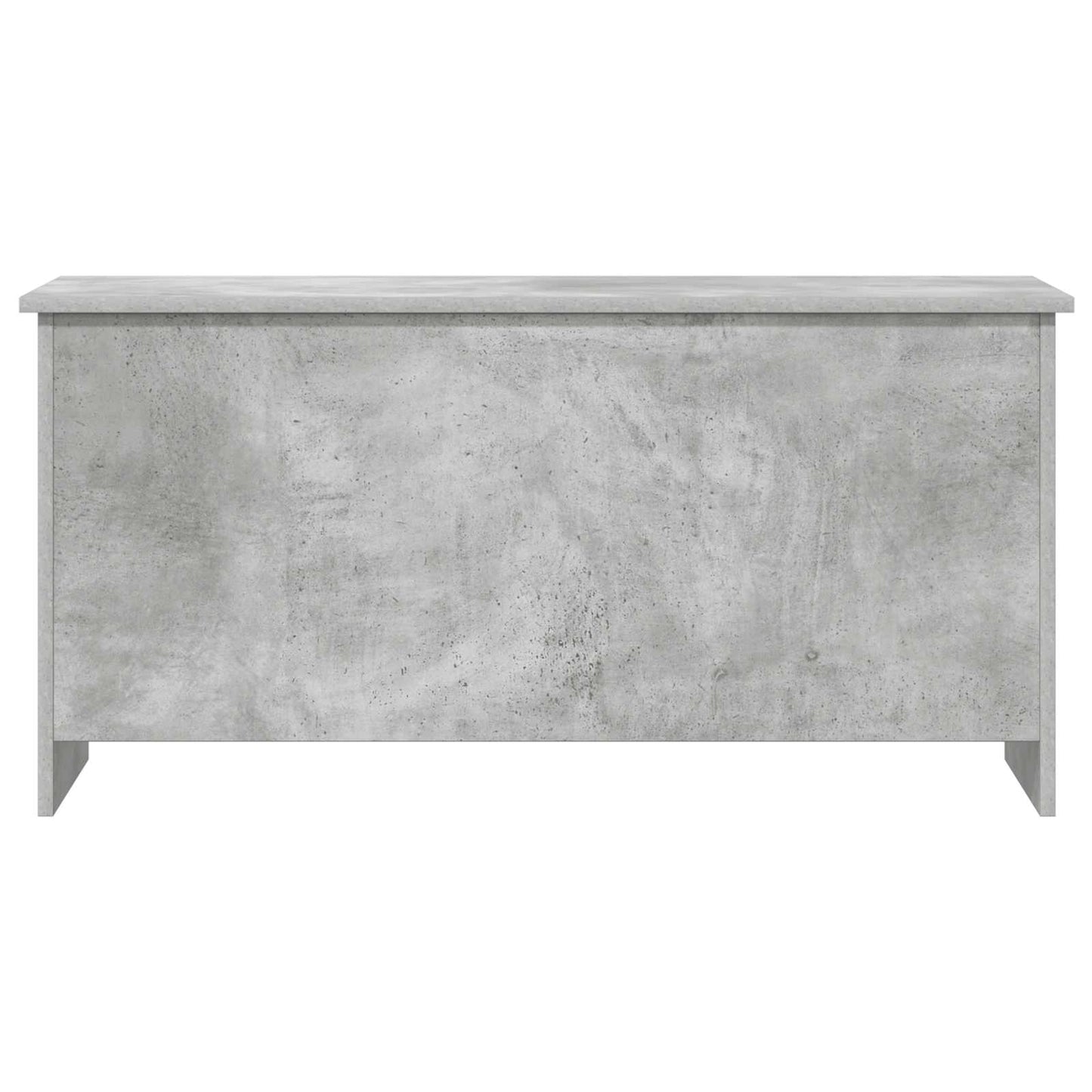 Opbergkist met opslag Betongrijs 100 x 40 x 50 cm Bewerkt hout