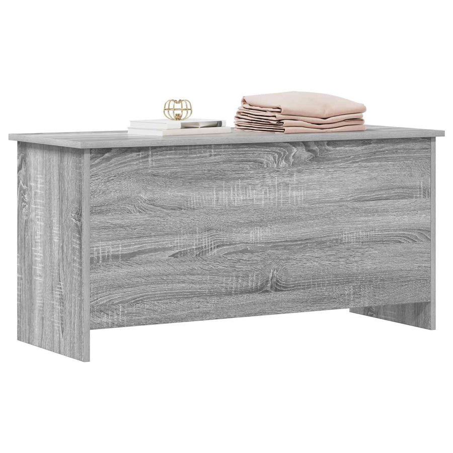 Opbergkist Grijs Sonoma 100 x 40 x 50 cm Bewerkt hout