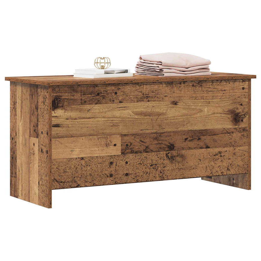 Opbergkist met opslag Oud hout 100 x 40 x 50 cm Bewerkt hout