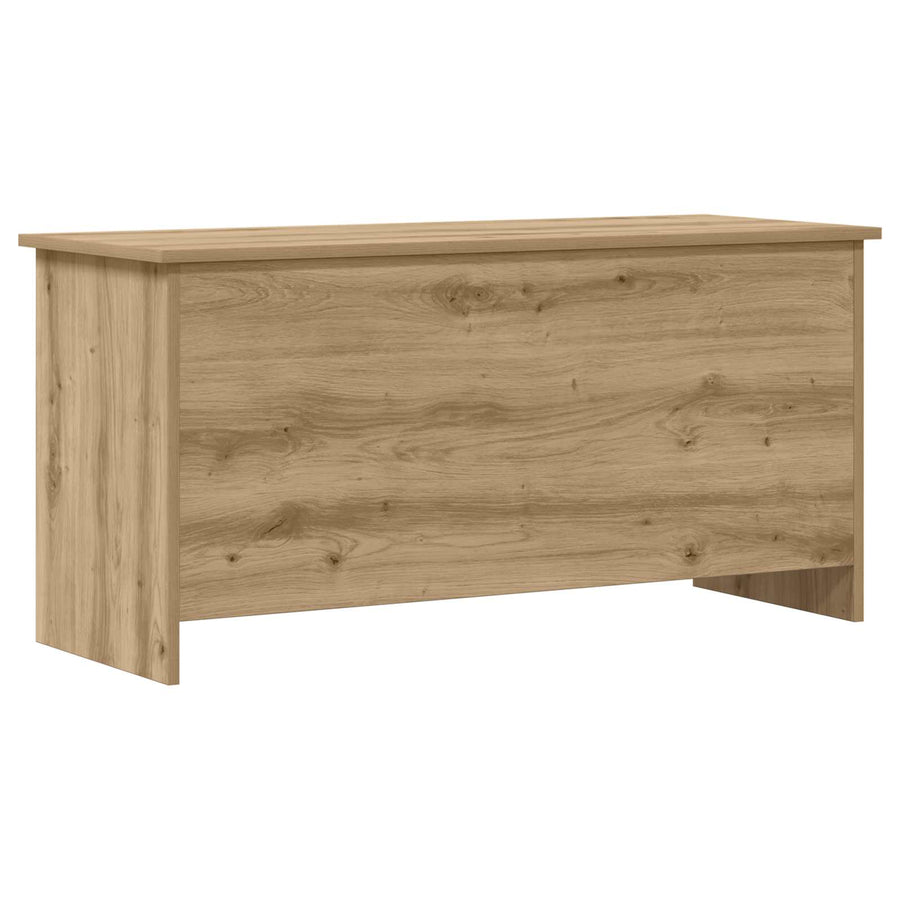 Opbergkist Artisanaal eiken 100 x 40 x 50 cm Bewerkt hout