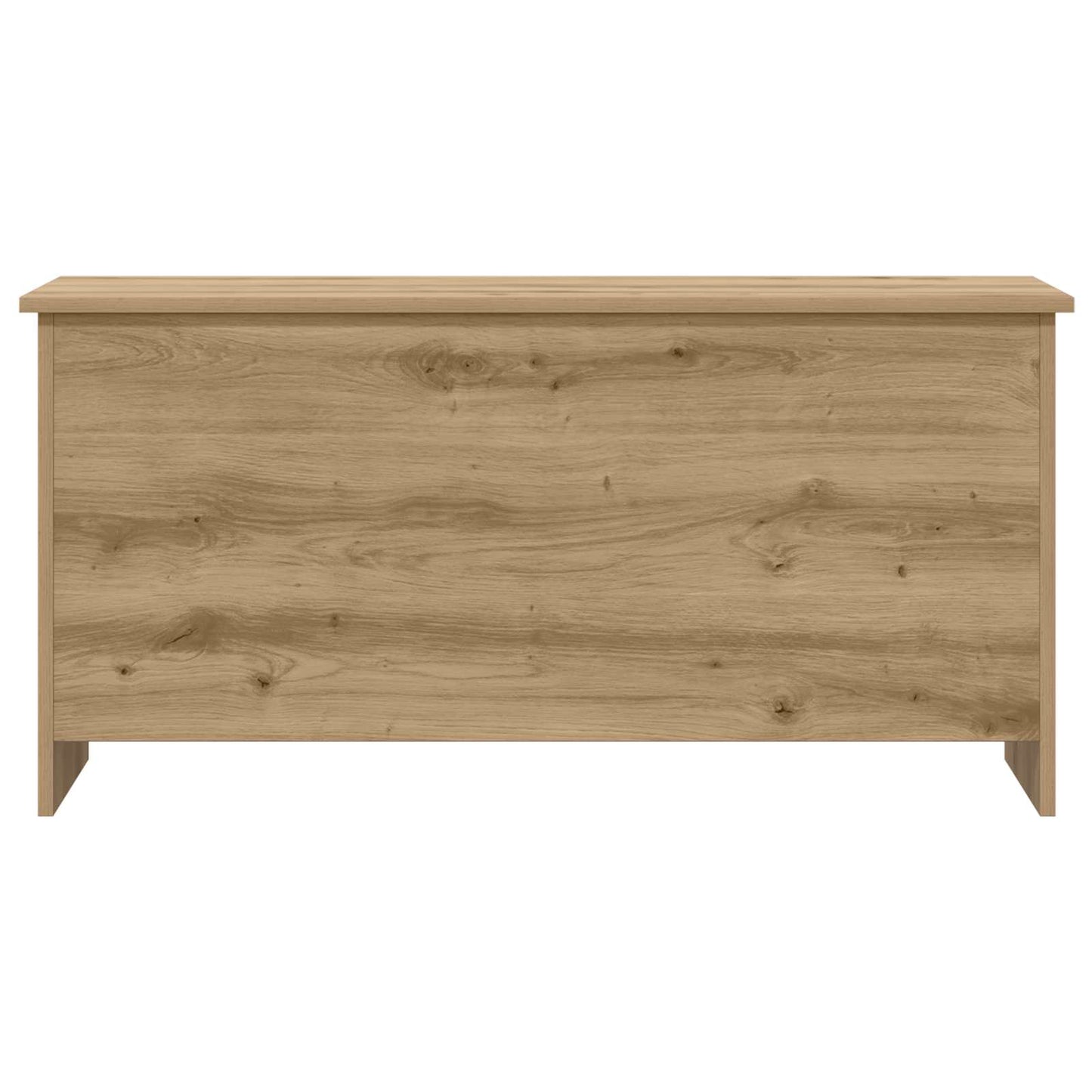 Opbergkist Artisanaal eiken 100 x 40 x 50 cm Bewerkt hout