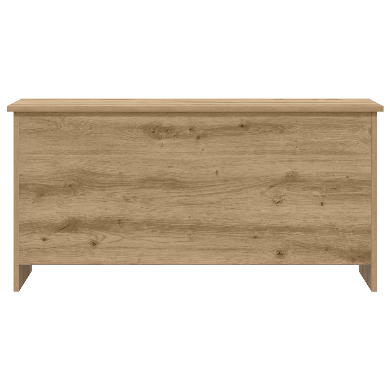 Opbergkist Artisanaal eiken 100 x 40 x 50 cm Bewerkt hout