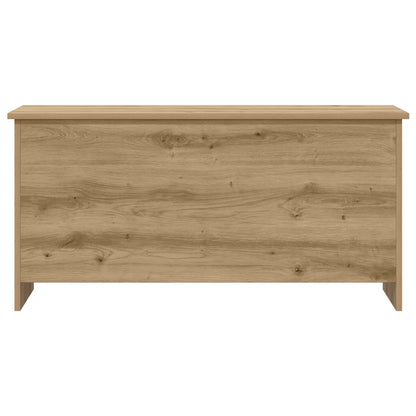 Opbergkist Artisanaal eiken 100 x 40 x 50 cm Bewerkt hout