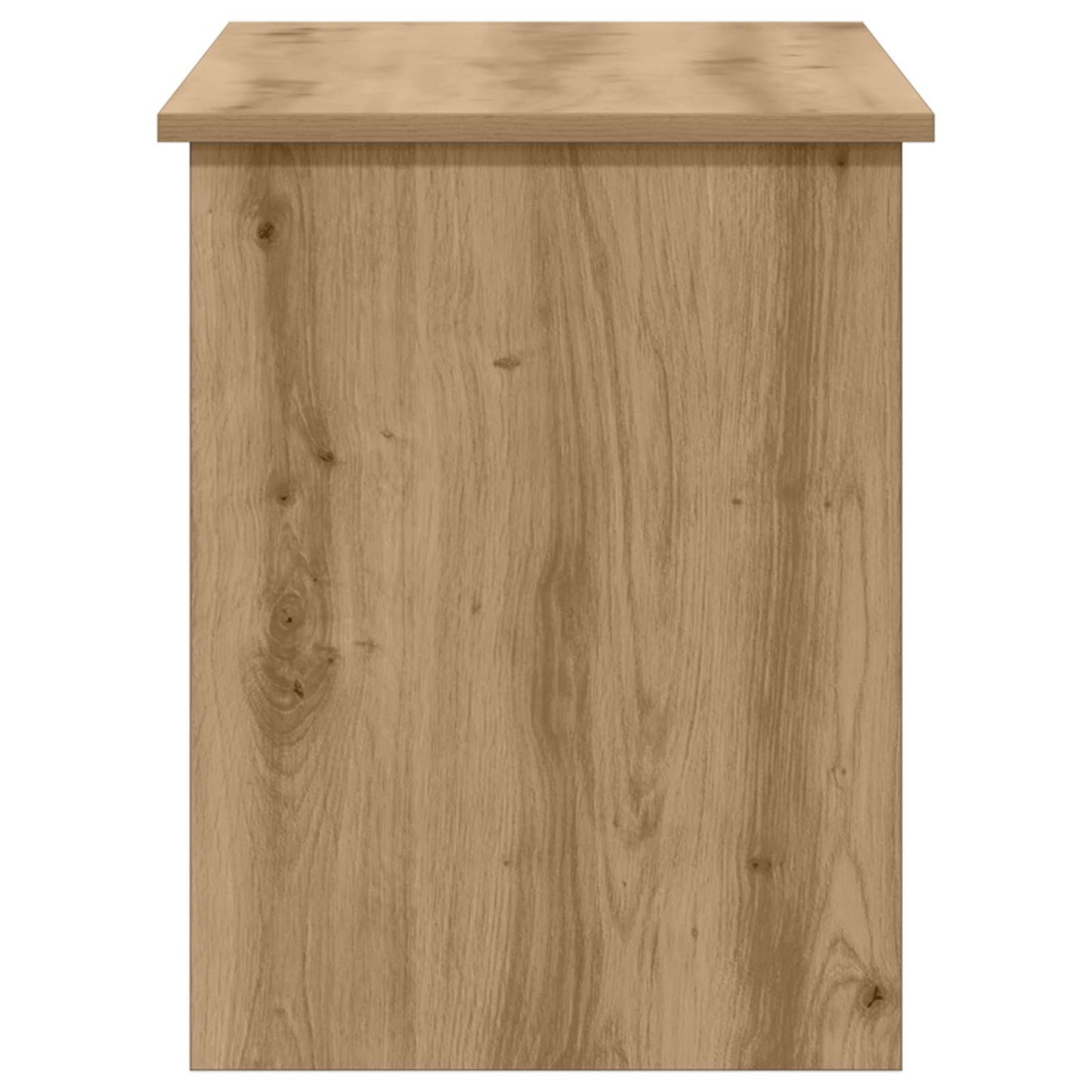 Opbergkist Artisanaal eiken 100 x 40 x 50 cm Bewerkt hout