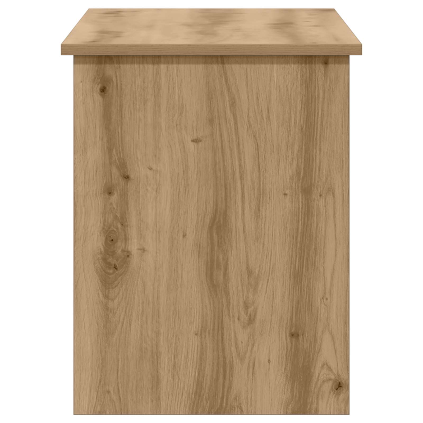 Opbergkist Artisanaal eiken 100 x 40 x 50 cm Bewerkt hout