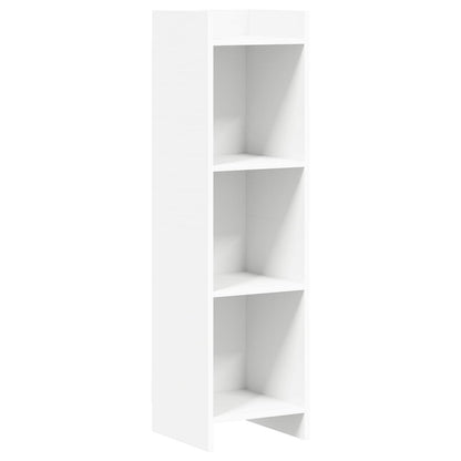 Boekenkast Wit 30 x 30 x 111 cm Bewerkt hout