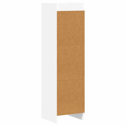 Boekenkast Wit 30 x 30 x 111 cm Bewerkt hout