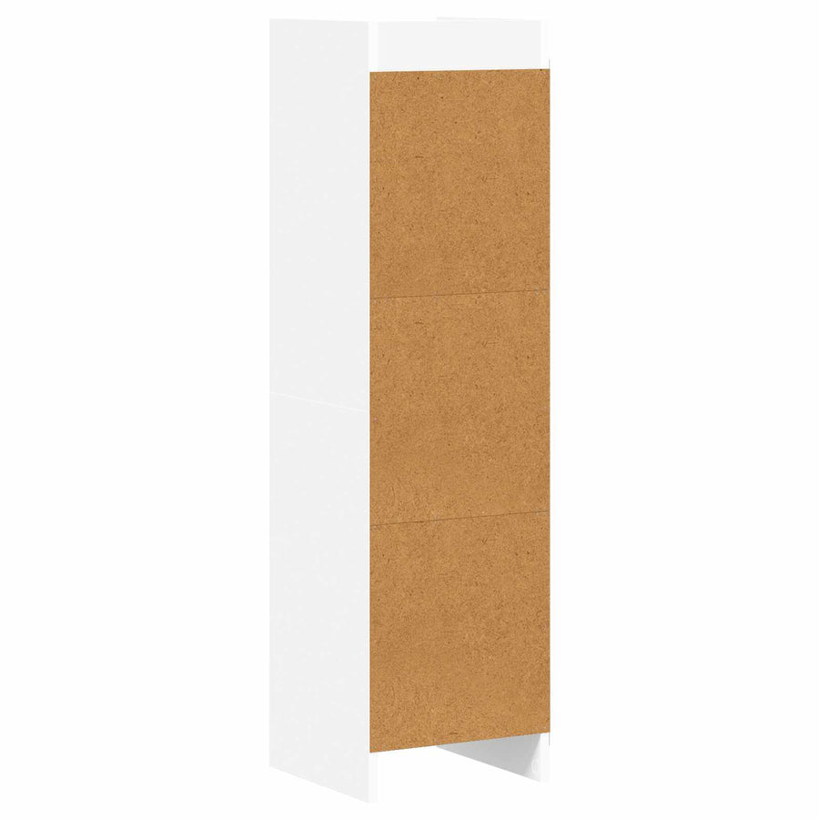 Boekenkast Wit 30 x 30 x 111 cm Bewerkt hout