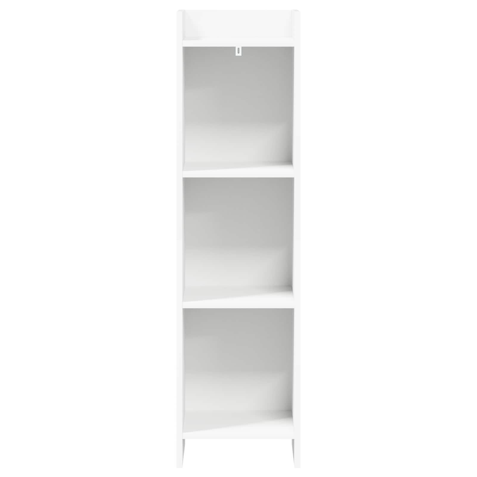 Boekenkast Wit 30 x 30 x 111 cm Bewerkt hout