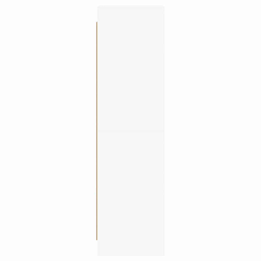 Boekenkast Wit 30 x 30 x 111 cm Bewerkt hout