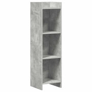 Boekenkast 30x30x111 cm grijs bewerkt hout