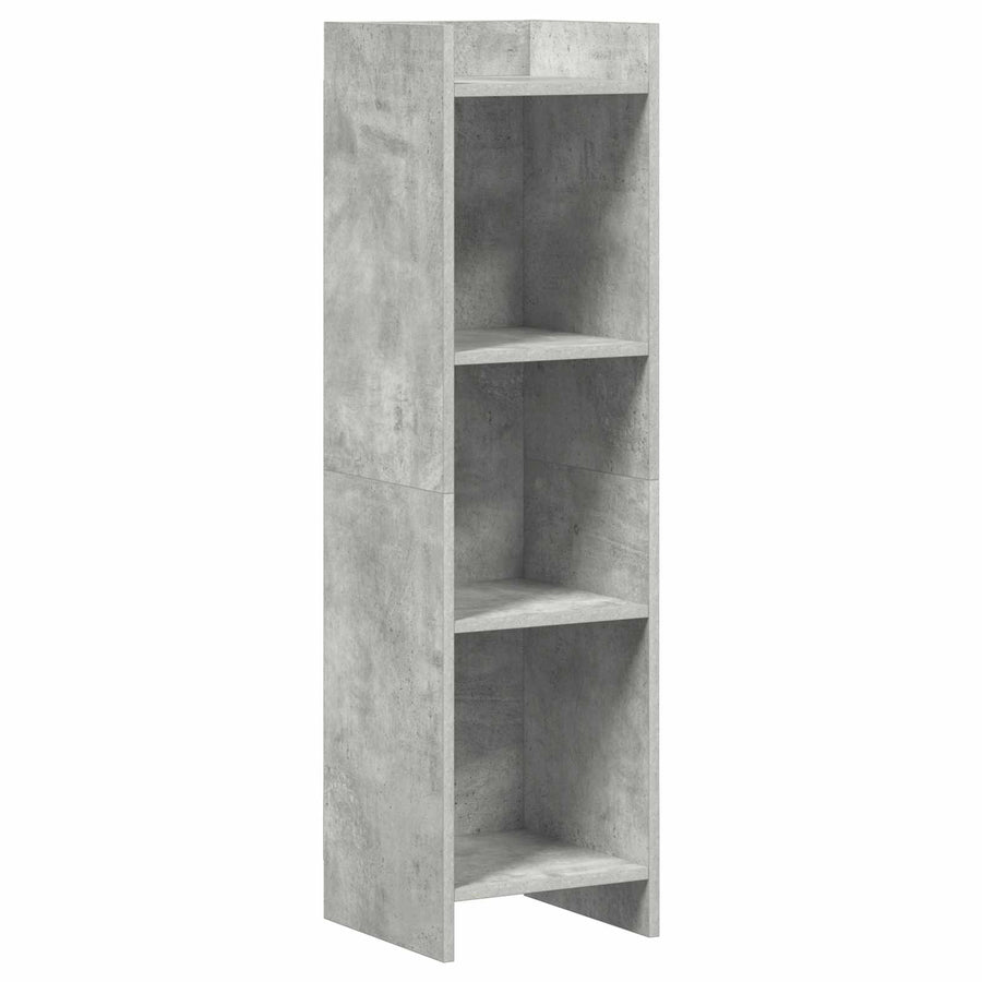 Boekenkast Concerte Grijs 30 x 30 x 111 cm Bewerkt hout