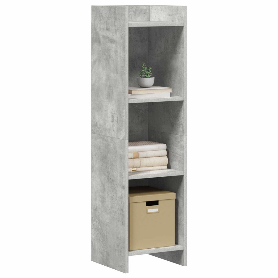 Boekenkast Concerte Grijs 30 x 30 x 111 cm Bewerkt hout