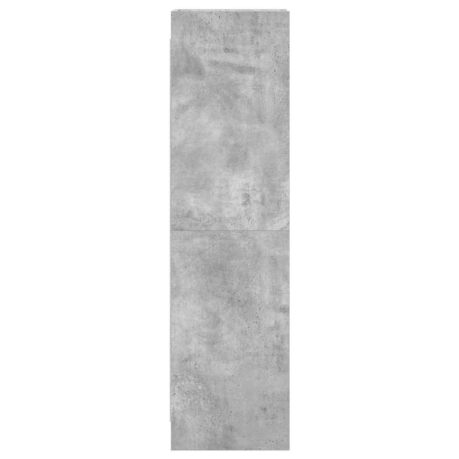 Boekenkast Concerte Grijs 30 x 30 x 111 cm Bewerkt hout