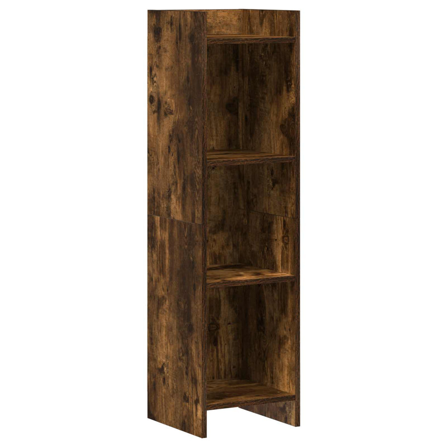Boekenkast Gerookt eiken 30 x 30 x 111 cm Bewerkt hout