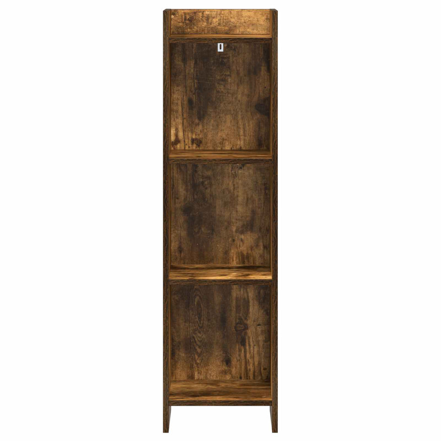 Boekenkast Gerookt eiken 30 x 30 x 111 cm Bewerkt hout