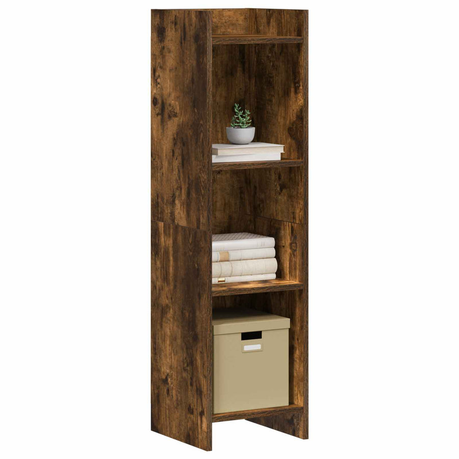 Boekenkast Gerookt eiken 30 x 30 x 111 cm Bewerkt hout